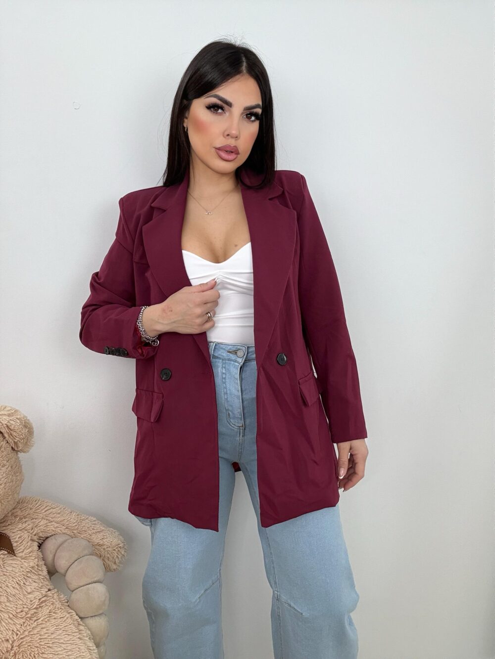 Giacca Milva Bordeaux