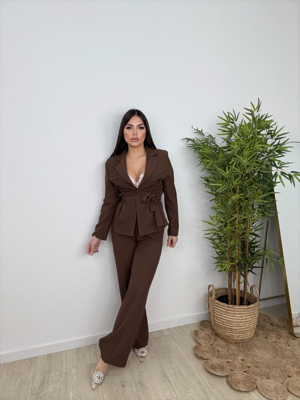 Tailleur Destiny Marrone