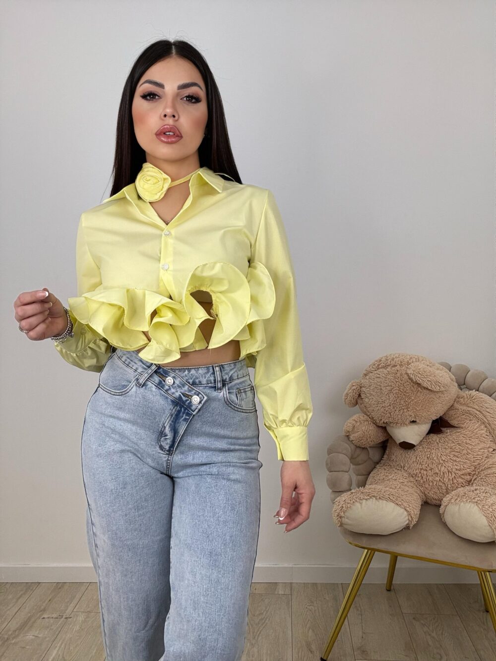 Camicia Atena Gialla