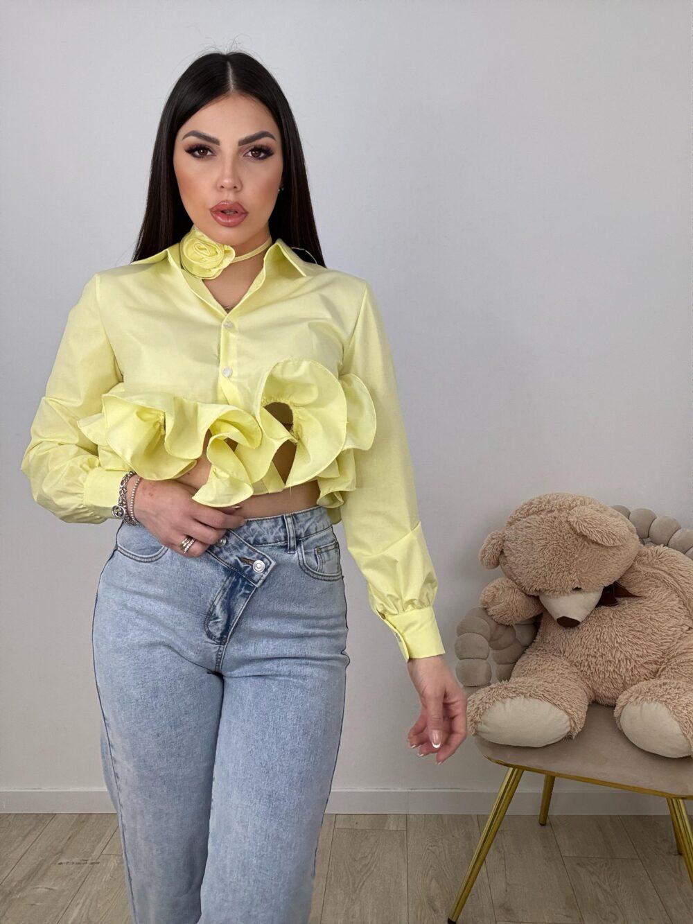 Camicia Atena Gialla - immagine 2