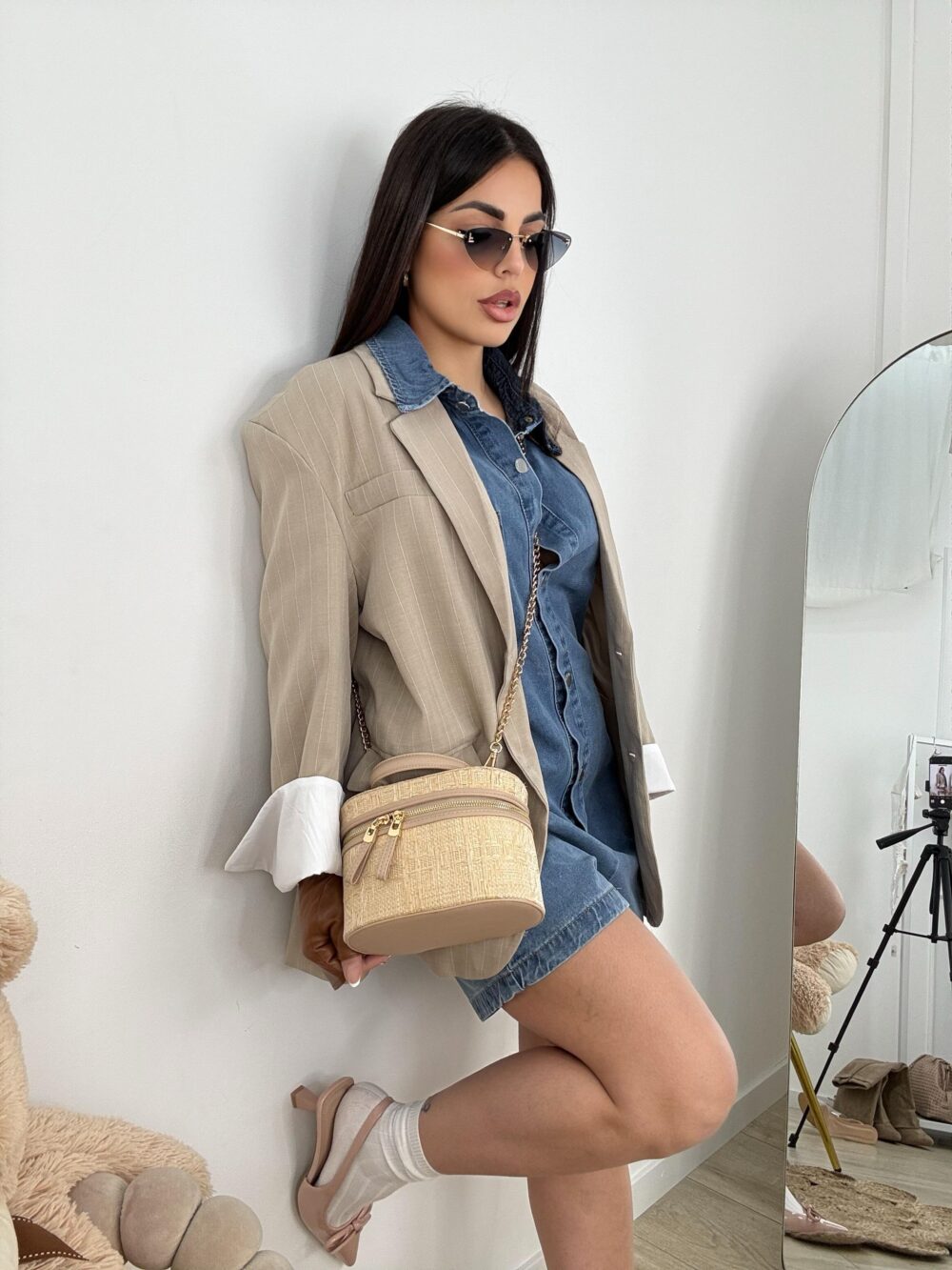 Giacca Gessy Beige - immagine 2