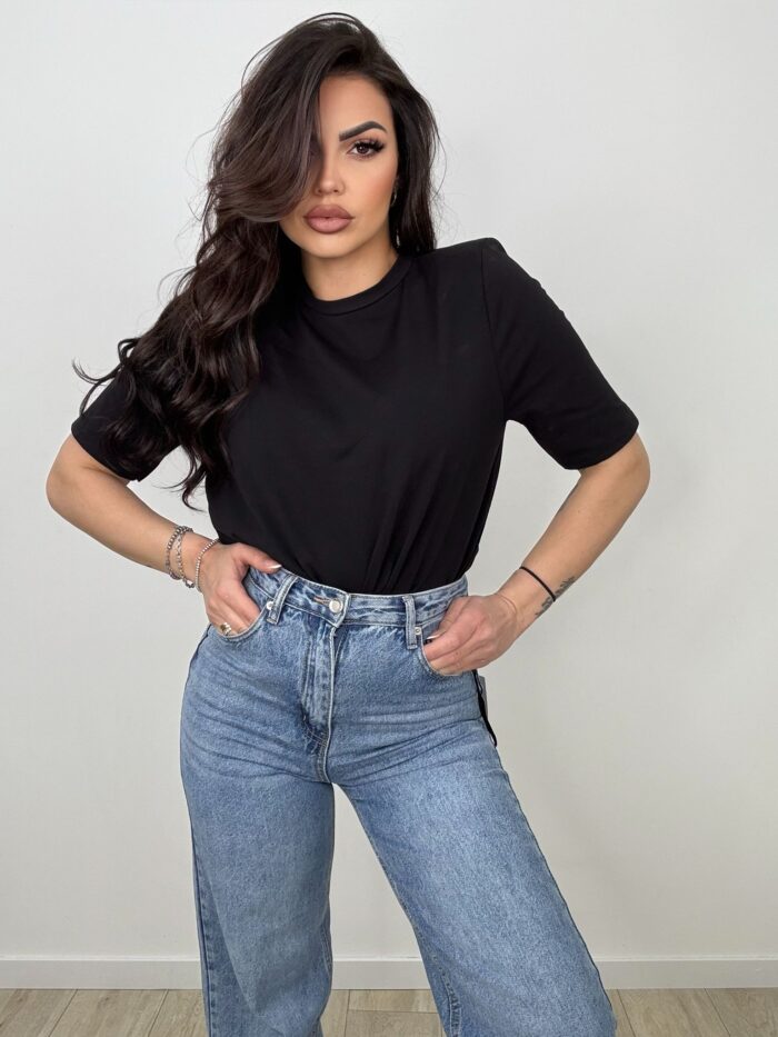 T-shirt Simple Nera