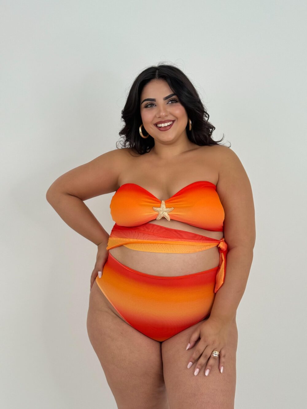 costume Curvy Orange - immagine 3